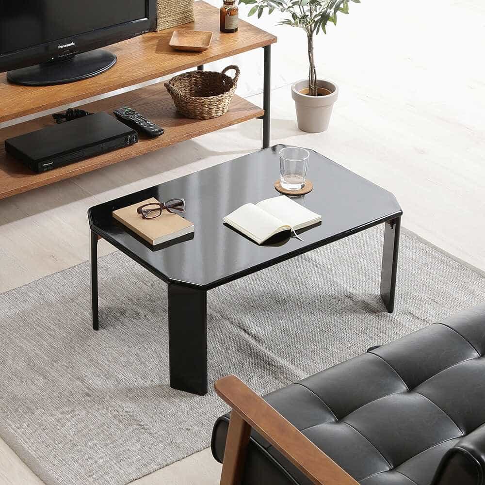 UVローテーブル ルーチェ 75BK（12846） 38417 【直送品】 返品