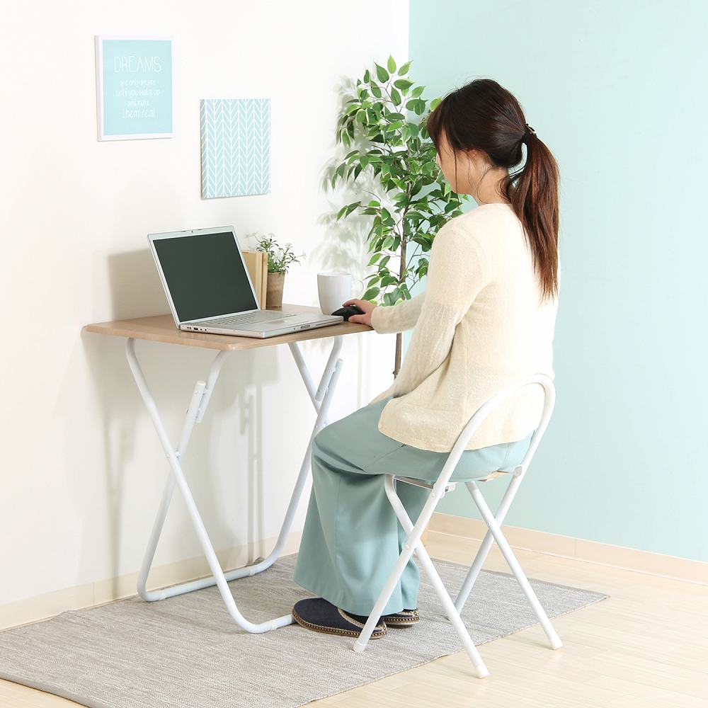 折りたたみテーブルチェアセットWH 19358 【直送品】 返品・キャンセル