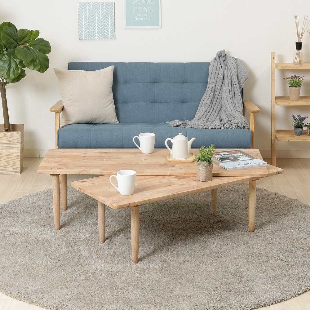 Natural Signature センターテーブル ツイン 【直送品】 返品