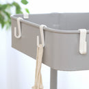 高さが調整できるワゴン マルシェ グレー 45067 メーカー直送 ▼返品・キャンセル不可【他商品との同時購入不可】