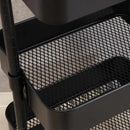 高さが調整できるワゴン マルシェ ブラック 45068 メーカー直送 ▼返品・キャンセル不可【他商品との同時購入不可】