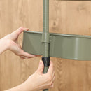 高さが調整できるワゴン マルシェ モスグリーン 45069 メーカー直送 ▼返品・キャンセル不可【他商品との同時購入不可】