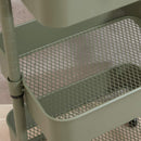 高さが調整できるワゴン マルシェ モスグリーン 45069 メーカー直送 ▼返品・キャンセル不可【他商品との同時購入不可】