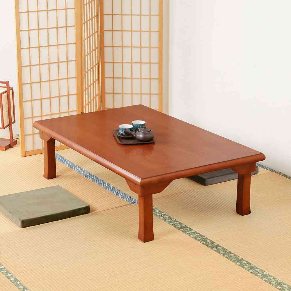 折脚和風座卓 TLM-12075OAK 72929 【直送品】 返品・キャンセル・他