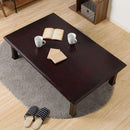 折脚和風座卓　ＴＬＭ－１２０７５紫檀色　73458　メーカー直送 ▼返品・キャンセル不可【他商品との同時購入不可】