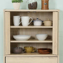 ミドルキッチンキャビネット　ホワイトオーク　70691　メーカー直送 ▼返品・キャンセル不可【他商品との同時購入不可】