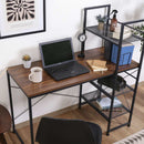 左右組み換えラック付きデスク ルカ ＢＲ 73611 メーカー直送 ▼返品・キャンセル不可【他商品との同時購入不可】