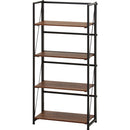 折りたたみシェルフ アロン4段 BR 73641 メーカー直送 ▼返品・キャンセル不可【他商品との同時購入不可】