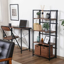 折りたたみシェルフ アロン4段 BR 73641 メーカー直送 ▼返品・キャンセル不可【他商品との同時購入不可】