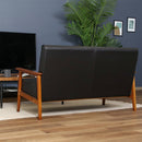 バイキャストPUソファ ミート 2P DBR 73761 メーカー直送 ▼返品・キャンセル不可【他商品との同時購入不可】