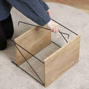 EZBOワイヤーラック2段 40幅 OAK NA 77558 メーカー直送 ▼返品・キャンセル不可【他商品との同時購入不可】