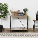 EZBOワイヤーラック2段 40幅 OAK NA 77558 メーカー直送 ▼返品・キャンセル不可【他商品との同時購入不可】