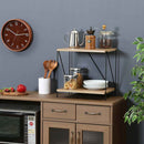 EZBOワイヤーラック2段 40幅 OAK NA 77558 メーカー直送 ▼返品・キャンセル不可【他商品との同時購入不可】