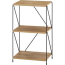 EZBOワイヤーラック3段 40幅 OAK NA 77560 メーカー直送 ▼返品・キャンセル不可【他商品との同時購入不可】