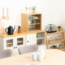 ミニ食器棚 幅43 CP4344 81908 メーカー直送 ▼返品・キャンセル不可【他商品との同時購入不可】