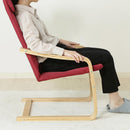 リラックスチェアー スリム ワインレッド 84293 メーカー直送 ▼返品・キャンセル不可【他商品との同時購入不可】