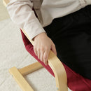 リラックスチェアー スリム ワインレッド 84293 メーカー直送 ▼返品・キャンセル不可【他商品との同時購入不可】