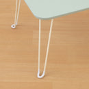 くすみカラーテーブル クレール 6040 グリーン 85382 メーカー直送 ▼返品・キャンセル不可【他商品との同時購入不可】