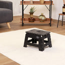 フォールディングステップスツール H22cm BK 86874 メーカー直送 ▼返品・キャンセル不可【他商品との同時購入不可】