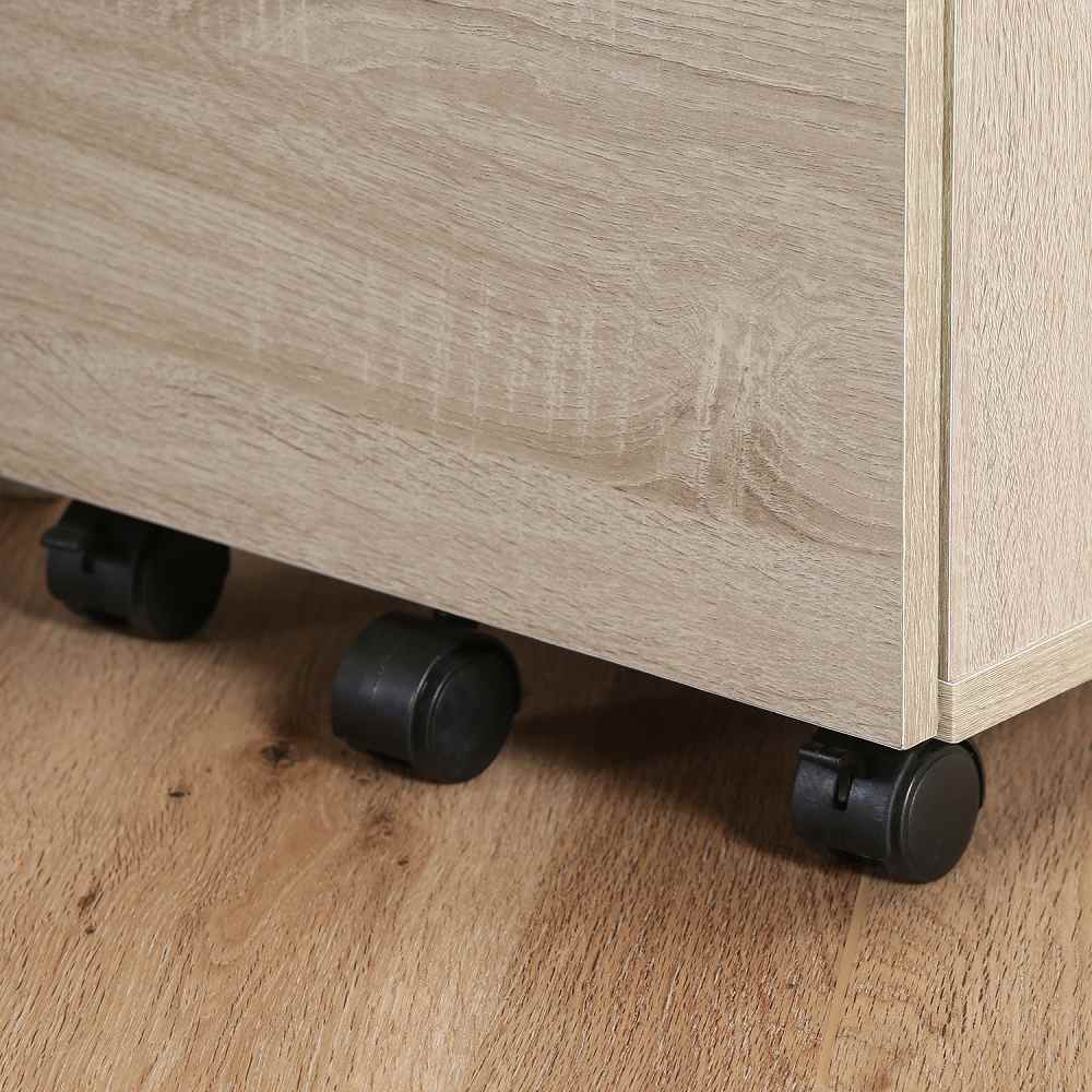 デスク2点セット ホワイトオーク 99256 【直送品】 返品・キャンセル