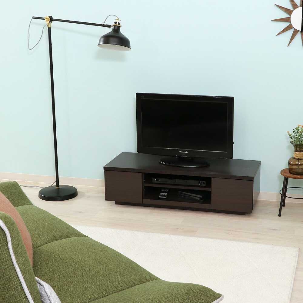 TVボード 100幅 ブラウン 99263 【直送品】 返品・キャンセル・他商品