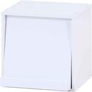 キューブボックス フラップ扉 WH 99894 メーカー直送 ▼返品・キャンセル不可【他商品との同時購入不可】
