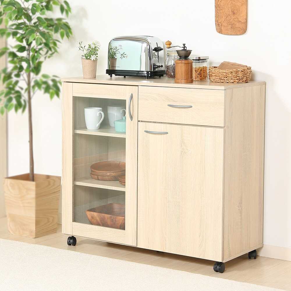 キッチン収納キャビネット　９０×４０　99903　メーカー直送 ▼返品・キャンセル不可 キッチン収納キャビネット ９０×４０ 99903 メーカー直送 ▽返品