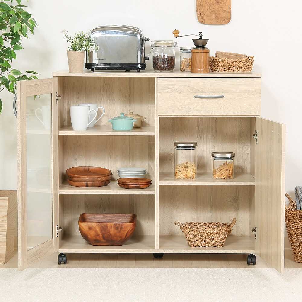 キッチン収納キャビネット 90×40 99903 【直送品】 返品・キャンセル