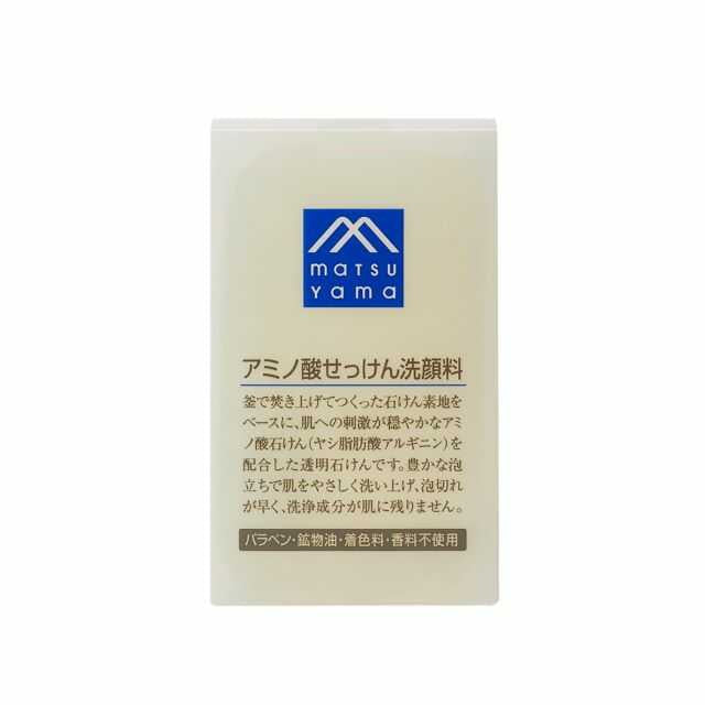 Matsuyama oils and fats M mark amino acid soap face wash 90g