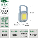 ムサシ 充電式 ぴかり MINI LIGHT ダスティブルー WRC-22DB