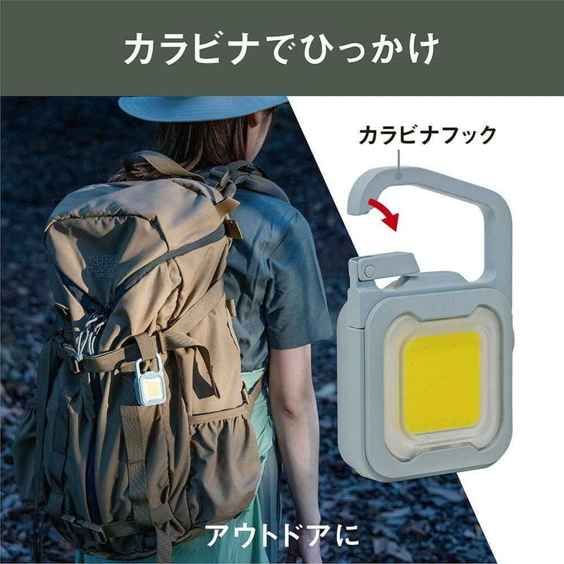 ムサシ 充電式 ぴかり MINI LIGHT ダスティブルー WRC-22DB