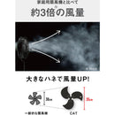 CAT 工場扇 35cm（壁・床タイプ）羽根軸360°半転機能付 ブラック 【直送品】 返品・キャンセル・他商品と同時購入は不可