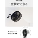 CAT 工場扇 35cm（壁・床タイプ）羽根軸360°半転機能付 ブラック 【直送品】 返品・キャンセル・他商品と同時購入は不可