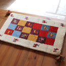 ギャッベマット GABBEH D3 ミックス 45×75cm メーカー直送 ▼返品・キャンセル不可【他商品との同時購入不可】