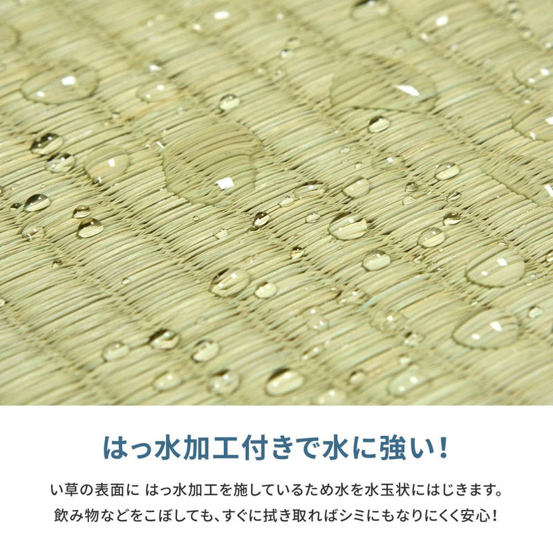 フリーカット裏付 い草カーペット 本間8畳 補修テープ付  メーカー直送 ▼返品・キャンセル不可【他商品との同時購入不可】