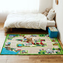 キッズラグ ロードマップ2 【M】 約133×190cm メーカー直送 ▼返品・キャンセル不可【他商品との同時購入不可】