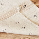 ギャッベマット LORRI BUFF 無染色 BE 45×75cm 【直送品】 返品・キャンセル・他商品と同時購入は不可