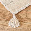 ギャッベマット LORRI BUFF 無染色 BE 45×75cm 【直送品】 返品・キャンセル・他商品と同時購入は不可
