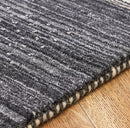 ギャッベマット LORRI BUFF 無染色 BK 45×75cm 【直送品】 返品・キャンセル・他商品と同時購入は不可