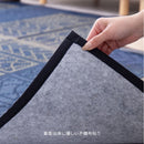 い草ラグ 伊勢 ブルー 176×176 【直送品】 返品・キャンセル・他商品と同時購入は不可