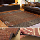 い草ラグ 伊勢 ブルー 176×220 【直送品】 返品・キャンセル・他商品と同時購入は不可