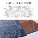 い草ラグ 伊勢 ブラウン 176×220 メーカー直送 ▼返品・キャンセル不可【他商品との同時購入不可】