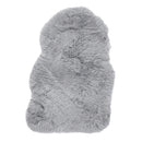 可愛い ムートンフリース 60x90cm M-511  グレー メーカー直送 ▼返品・キャンセル不可【他商品との同時購入不可】