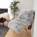 可愛い ムートンフリース  60x130cm M-511  グレー メーカー直送▼返品・キャンセル不可【他商品の同時購入不可】