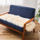 可愛い ムートンフリース  60x180cm M-511  ベージュ メーカー直送▼返品・キャンセル不可【他商品の同時購入不可】