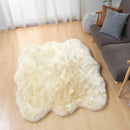 可愛い ムートンフリース  140x180cm M-511  ベージュ 【直送品】 返品・キャンセル・他商品と同時購入は不可