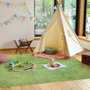 リアル芝生風のやわらかマット シーヴァ  185×240  メーカー直送▼返品・キャンセル不可【他商品との同時購入不可】