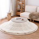 メレンゲタッチのこたつ掛けふとん  アイボリー190R  メーカー直送▼返品・キャンセル不可【他商品との同時購入不可】