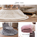 メレンゲタッチのこたつ掛けふとん  グレー190x190  メーカー直送▼返品・キャンセル不可【他商品との同時購入不可】