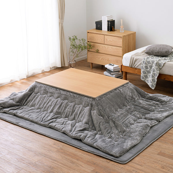 メレンゲタッチのこたつ掛けふとん  グレー190x240  メーカー直送▼返品・キャンセル不可【他商品との同時購入不可】